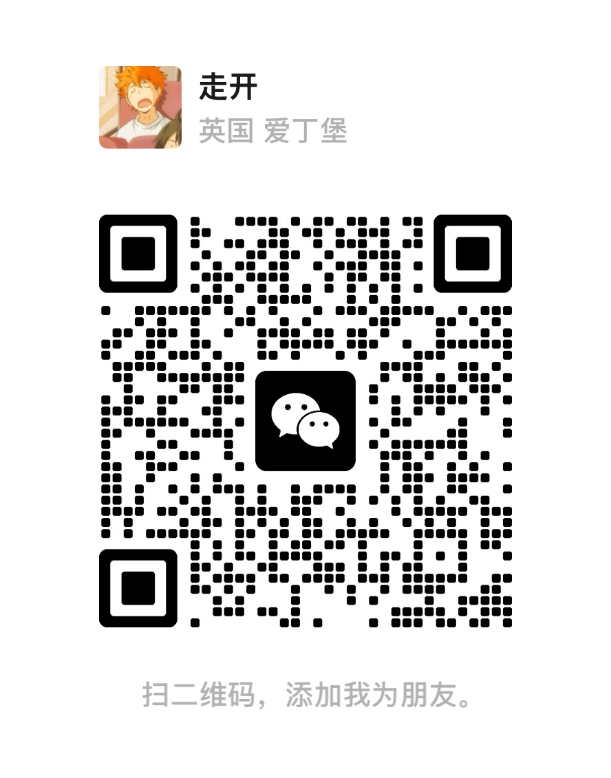 Add Kai Zhou on WeChat QR code
